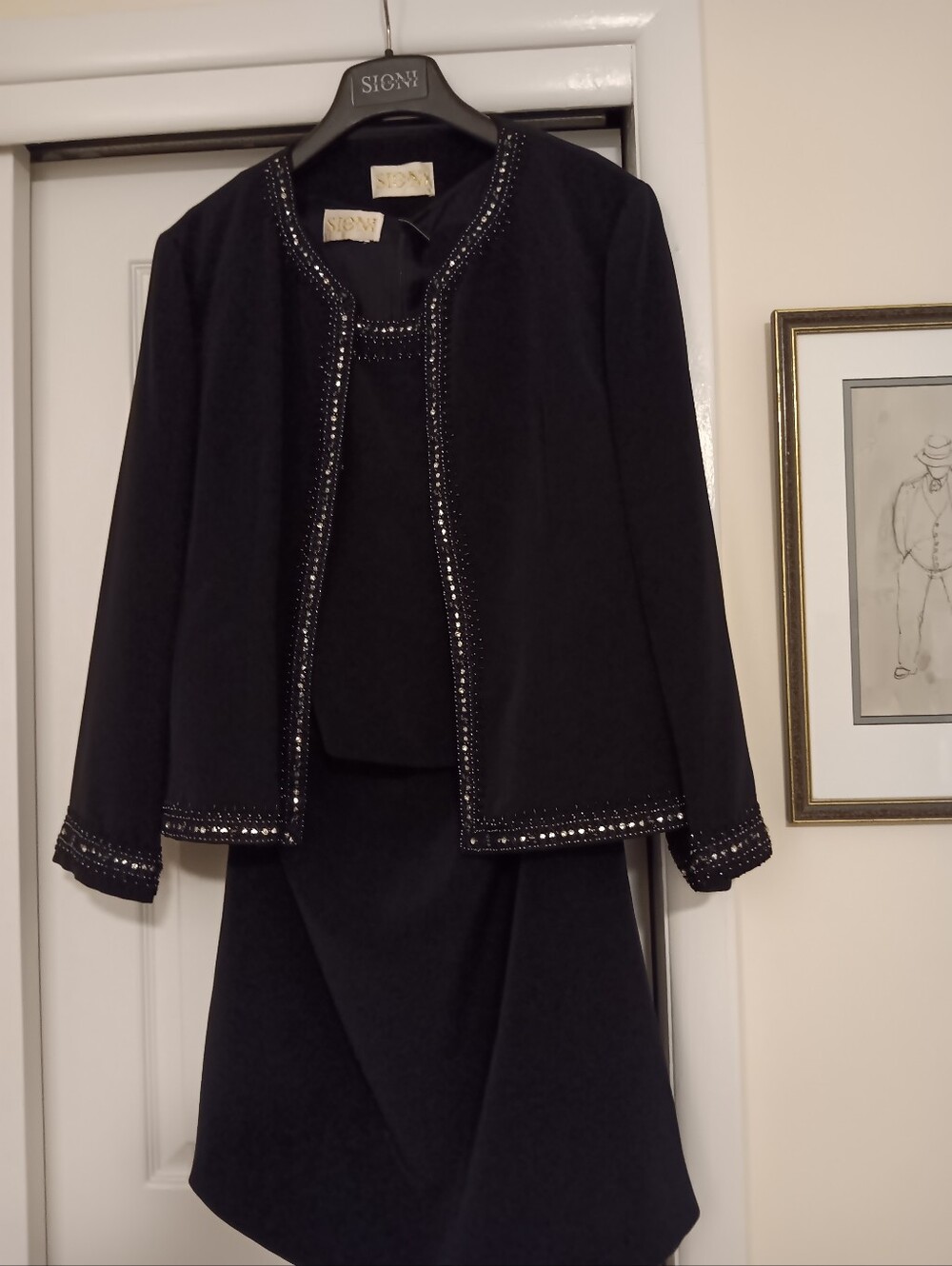 Sioni Brand Elegant Black Suit